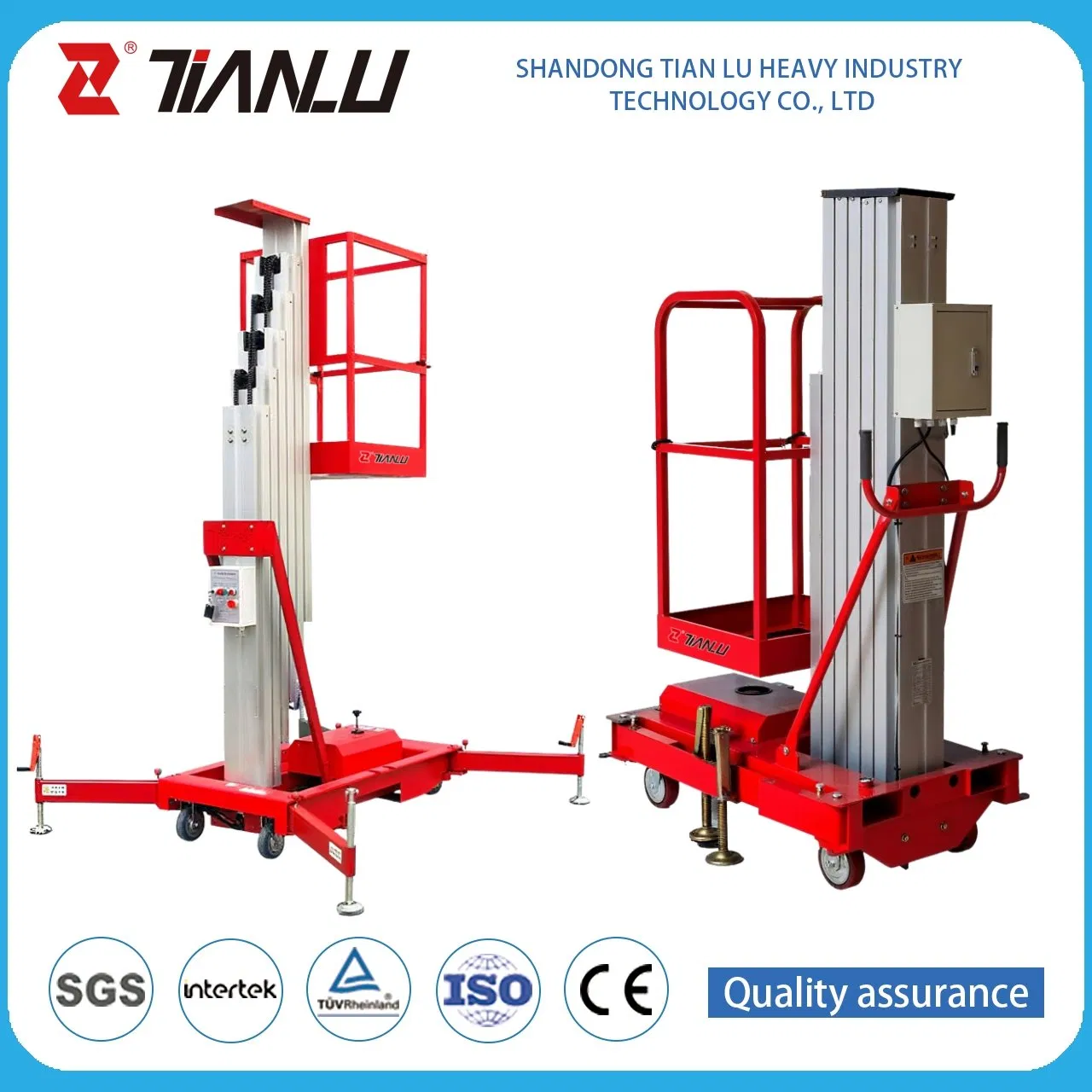 Innovative Mast Lift for Indoor Facility Repair Trwp1-10