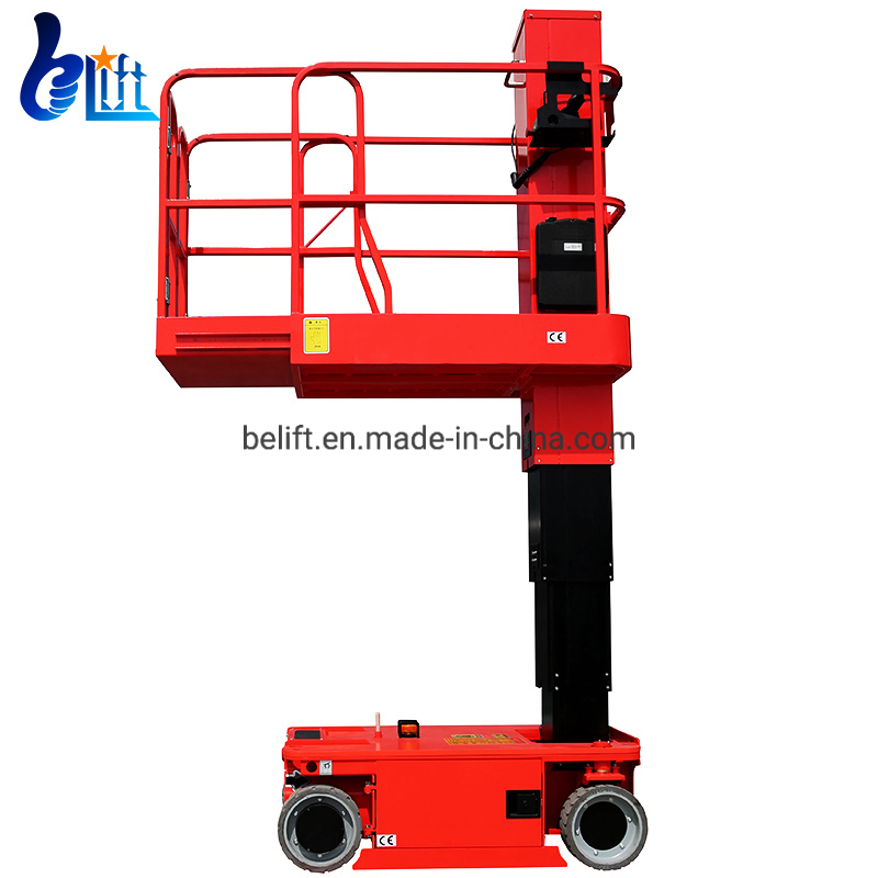 3.6-6m Hydraulic Aerial Man Construction Work Platform Telescopic Electric Vertical Mast Lift