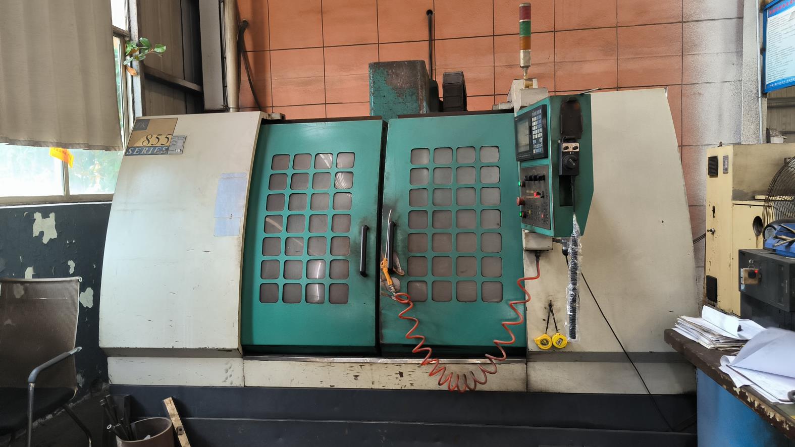 CNC computer numerical control machining center for precision component production