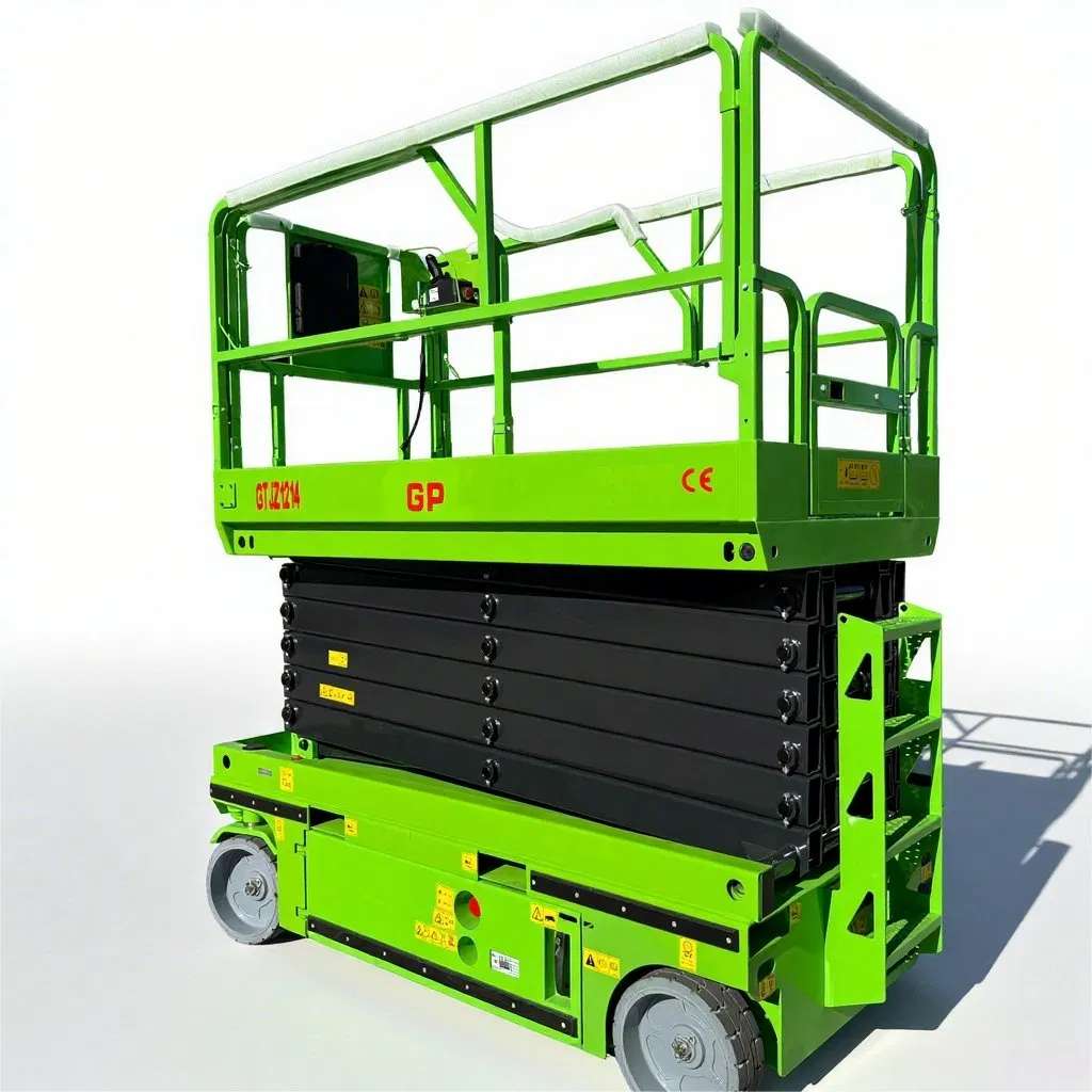 12m Scissor Lift: Heavy-Duty Aerial Work Platform for Precision Industrial and Construction Elevation Tasks.