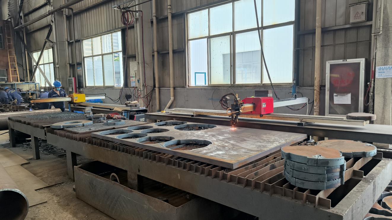 Numerical control CNC laser cutting machine for precision steel cutting at Kleen Lift