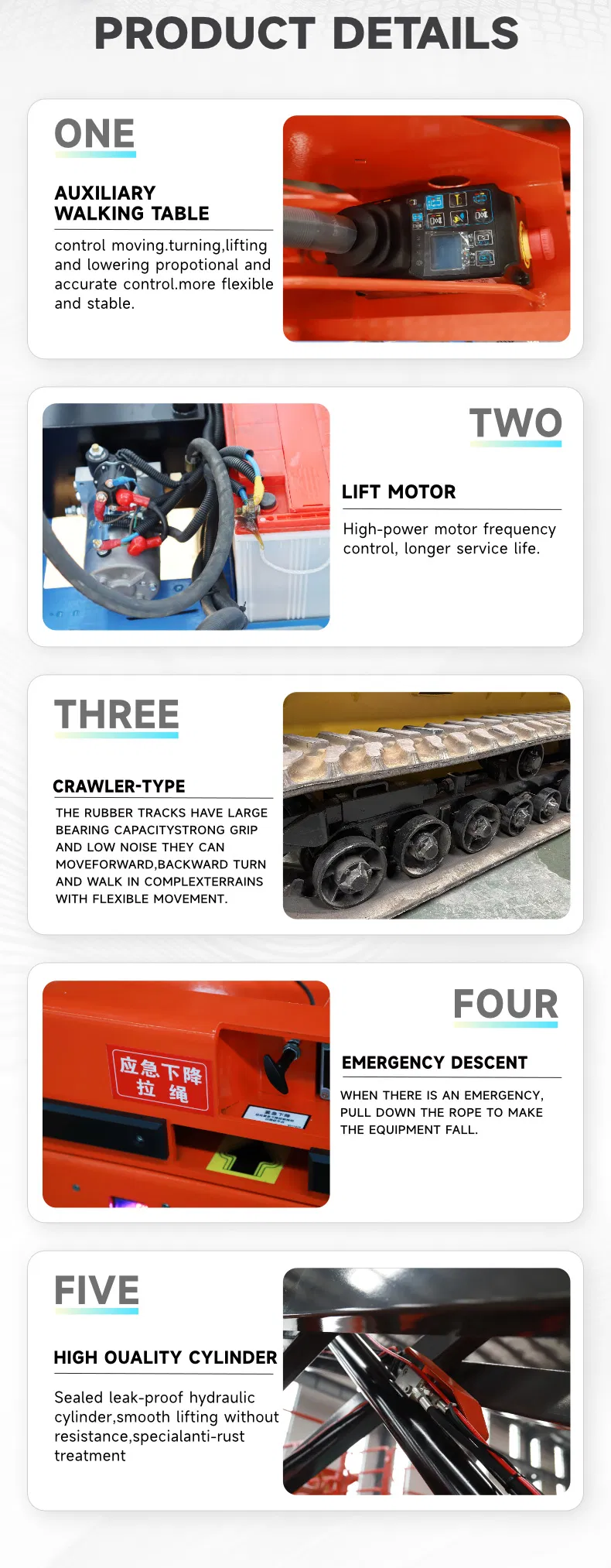 Crawler Scissor Lift View 3