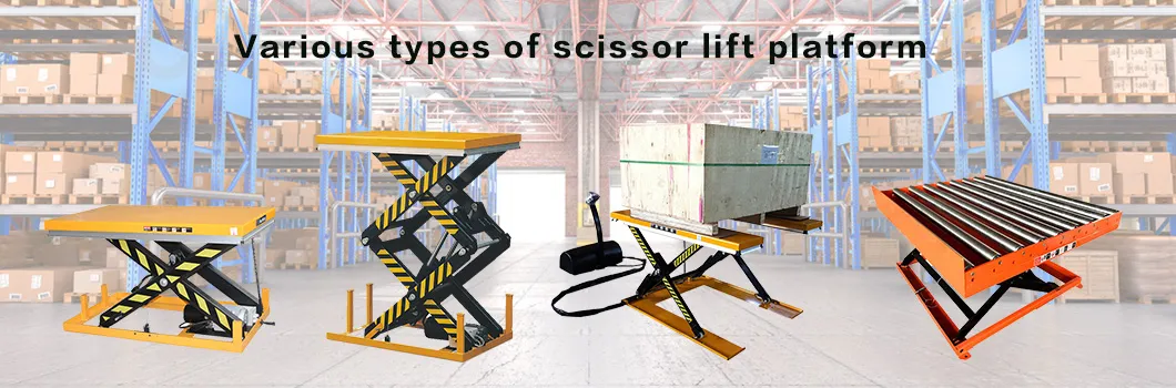 Versatile Low Profile Electric Hydraulic Scissor Lift Table