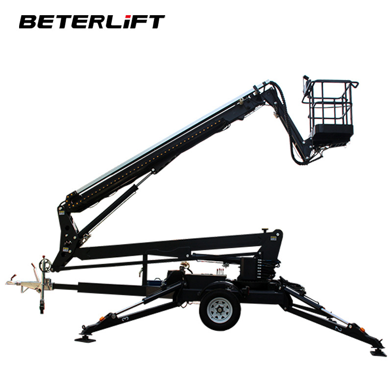 12m 14m 18m Self Propelled Articulating Towable Telescopic Cherry Picker