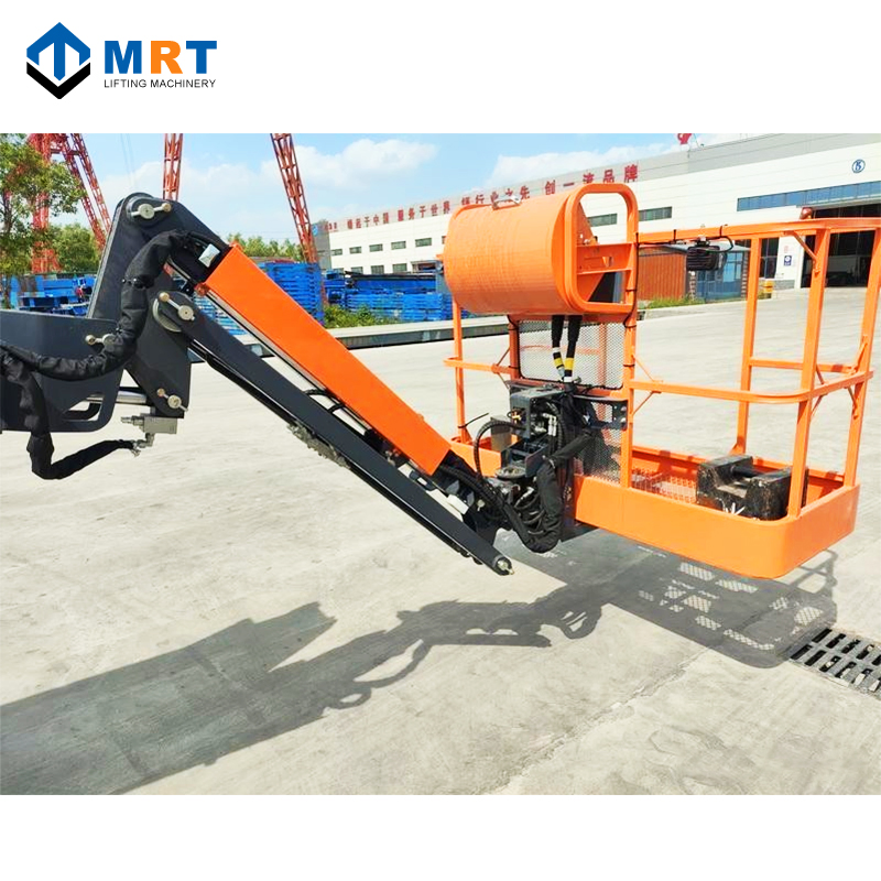 Mrt CE Hot Selling Product Working Platform Towable Articulated Boom Lift with Diesel Mobile Lift Platform Lift 12m 14m 18m 32m 36m 34m 360 Degree Rotation