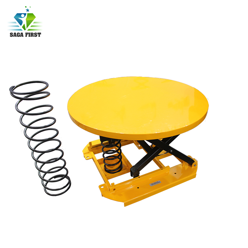 Hydraulic Pallet Spring Level Loader Positioner Lift Table