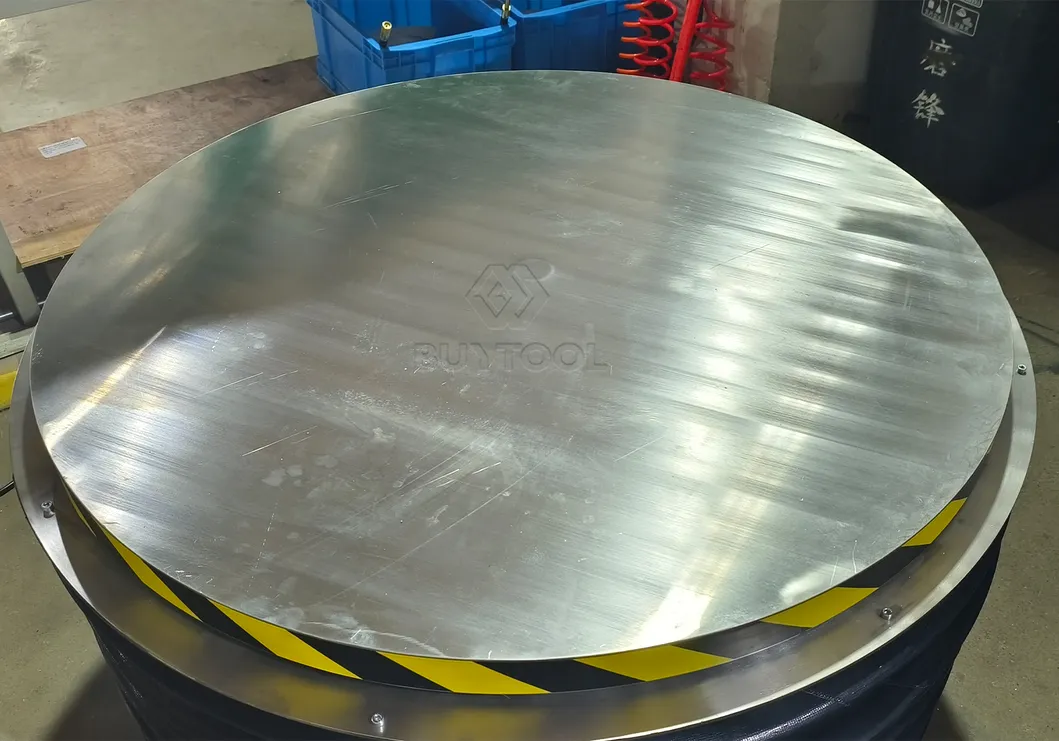 SS304 Stainless Steel Rotary Lift Table with Dust Cover