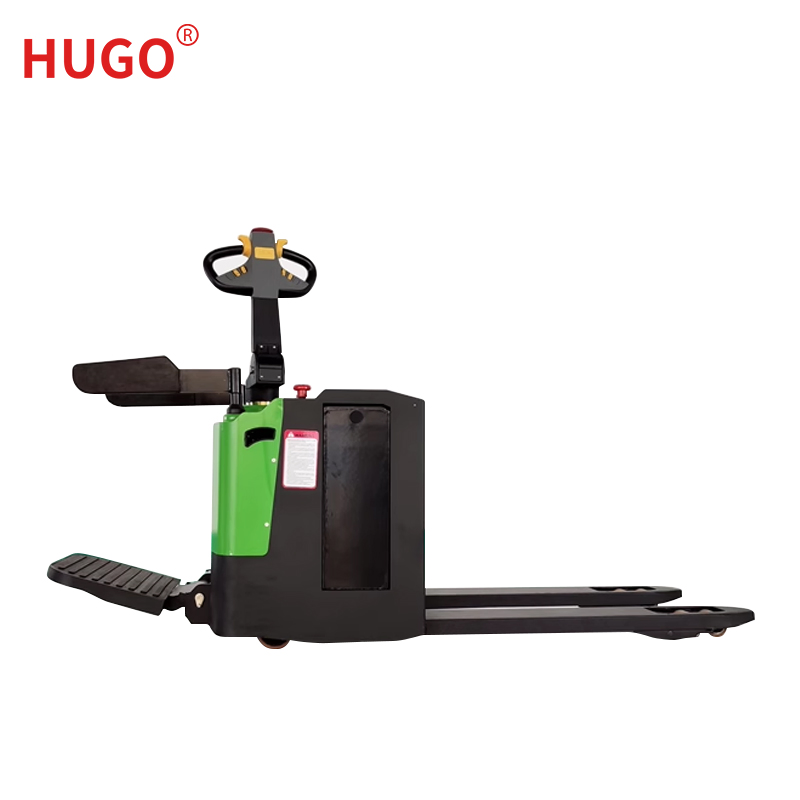 Heavy Powered Lithium Battery Electric Standing Pallet Truck Cheap Electric Pallet Jack with Lift