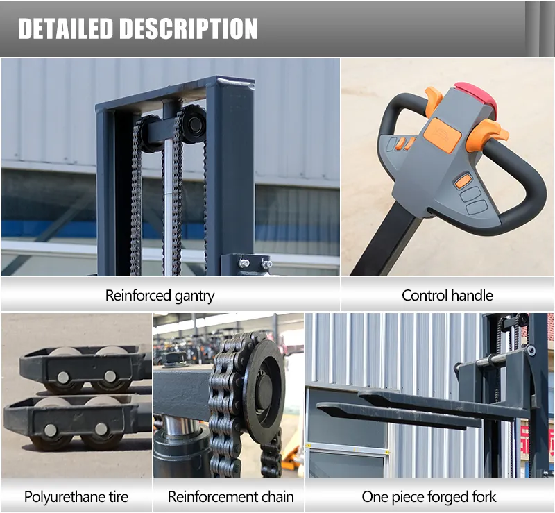 Electric Stacker Detail 1