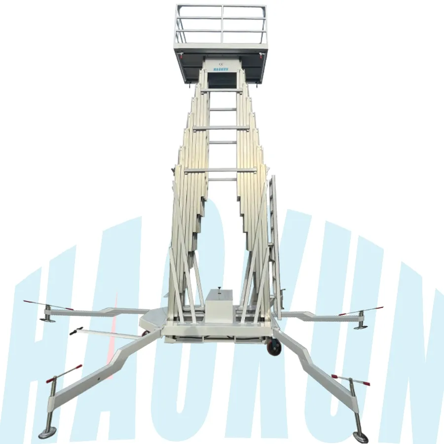 Aluminium Alloy Mast Lift Platform
