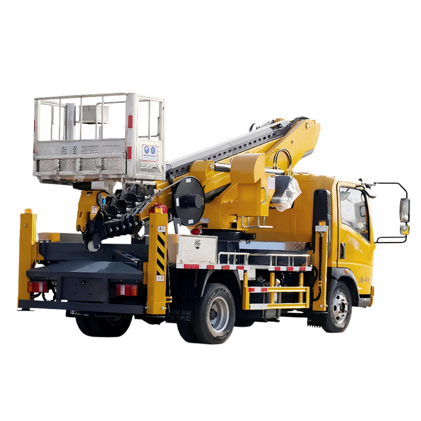 High Efficiency Telescopic Boom Aerial Working Truck for Bridge Inspection Daily Tasks