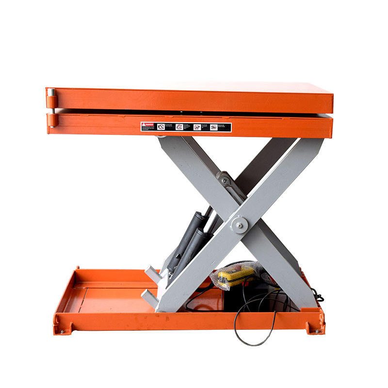 Rotary Electric Lift Table Tilt up Down Remote Control Rotatable Turning Platform Lifter