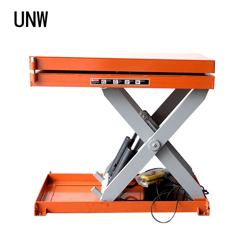 360 Rotary Electric Scissor Pallet Lift Table