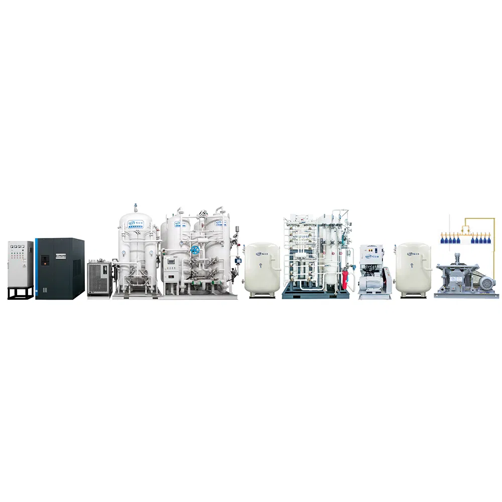 Low Energy Consumption Psa Oxygen Generator 13: 1 Air Oxygen Ratio High Purity Oxygen Filling Machine