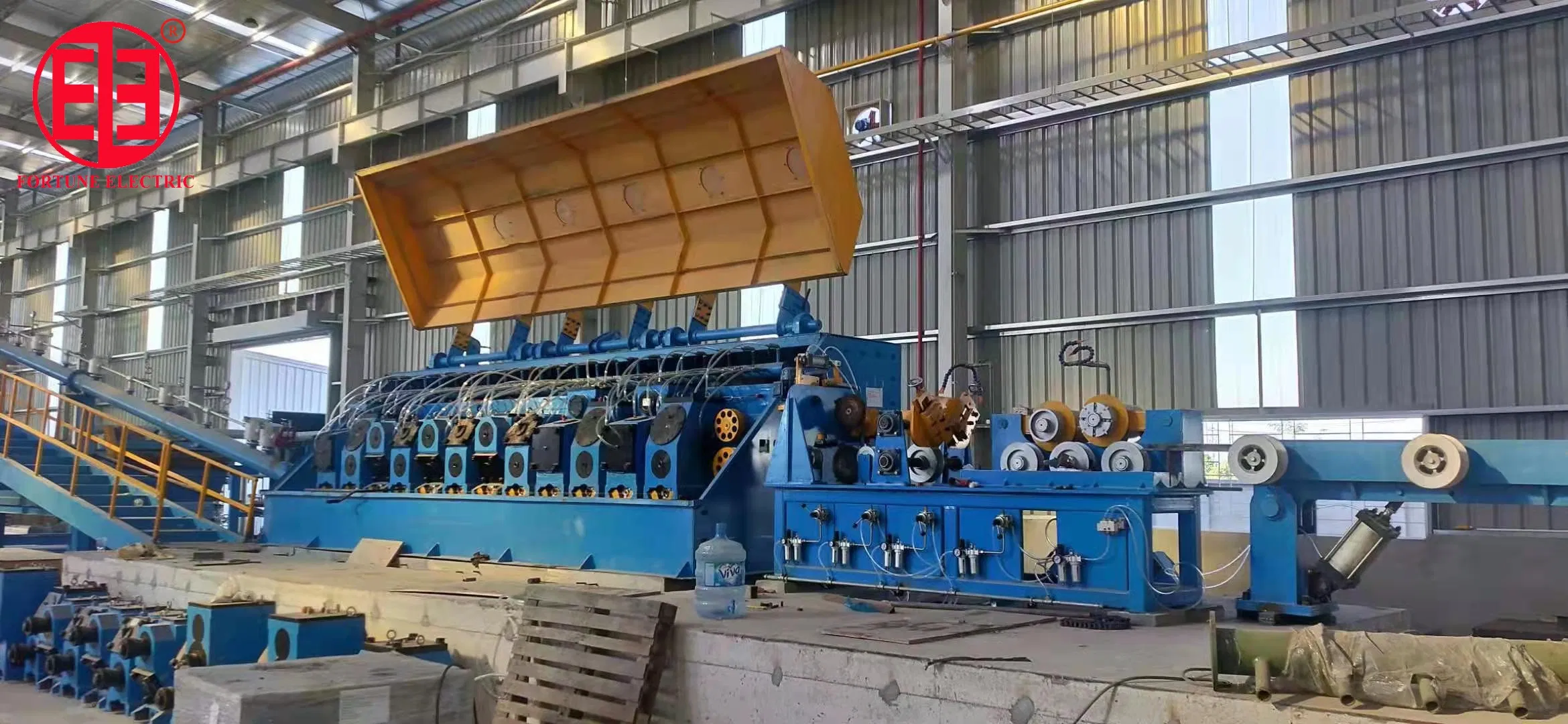 نظام إنتاج القضبان المؤتمت بالكامل بتقنية 2500kw الصب