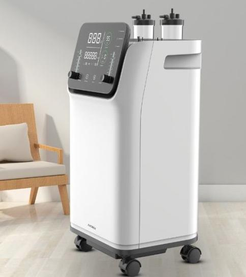 5L جهاز nebulizer منخفض الضوضاء للغاية مع تدفق قابل للتعديل ومراقب نقاء