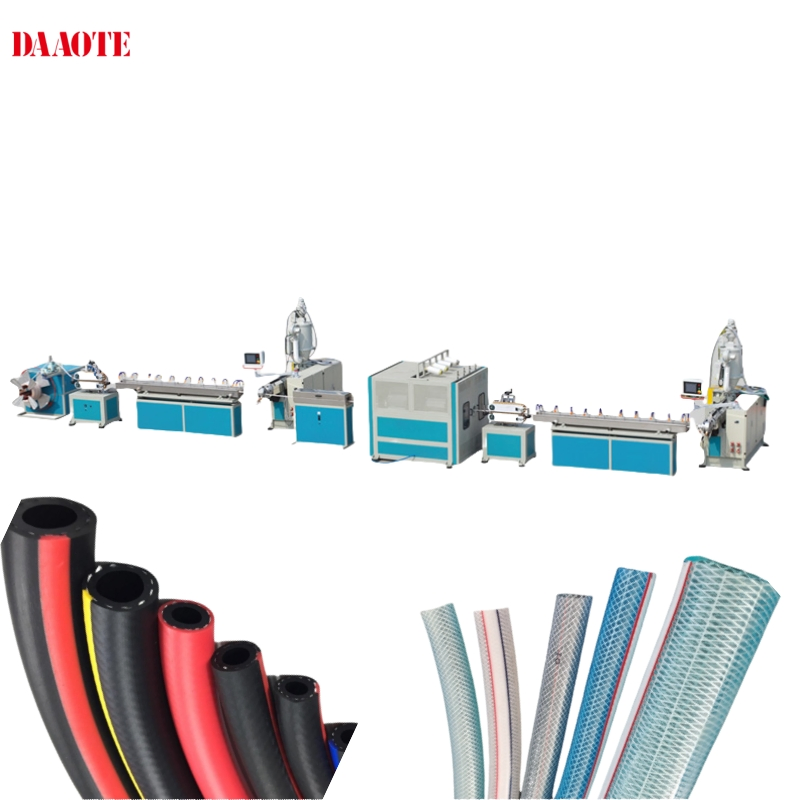 آلة إنتاج أنابيب خرطوم مركب من خيوط PVC عالية الضغط للأكسجين والأسيتيلين والغاز الطبيعي في صناعة اللحام