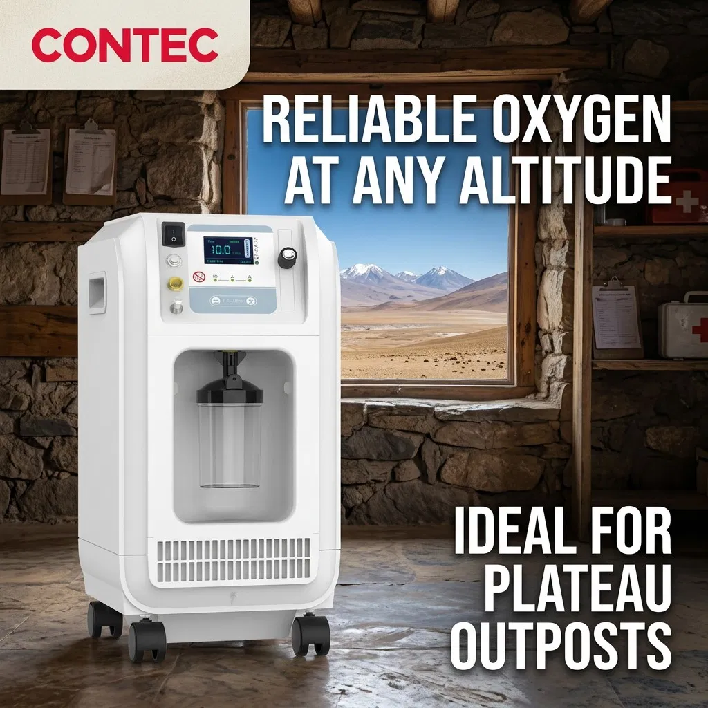 جهاز تركيز الأكسجين المحمول Contec21-X 10L للاستخدام المنزلي