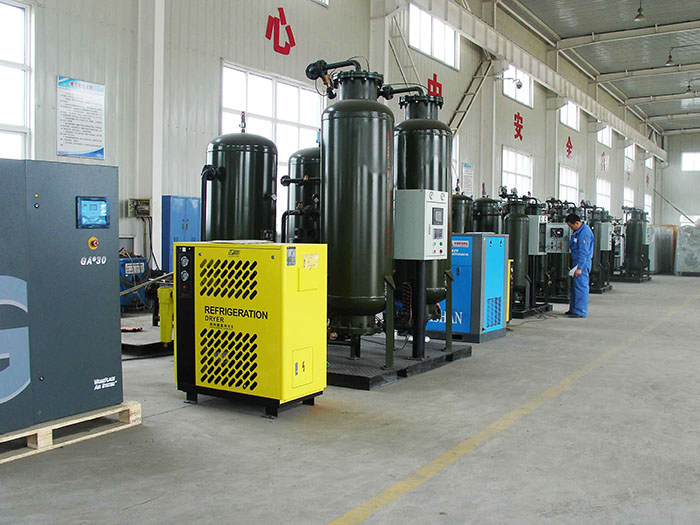 مولد أكسجين بتقنية الامتصاص المتأرجح للضغط الصناعي 240000liter/H