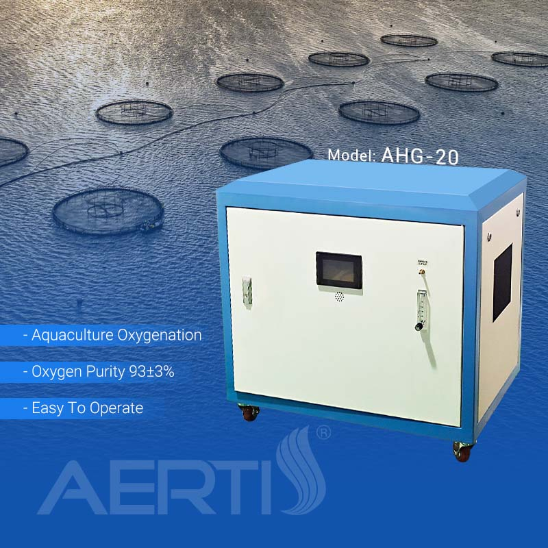 مولد الأكسجين التجاري Aerti 20L تصميم معياري صيانة سهلة مركز مدمج مجفف بالتجميد