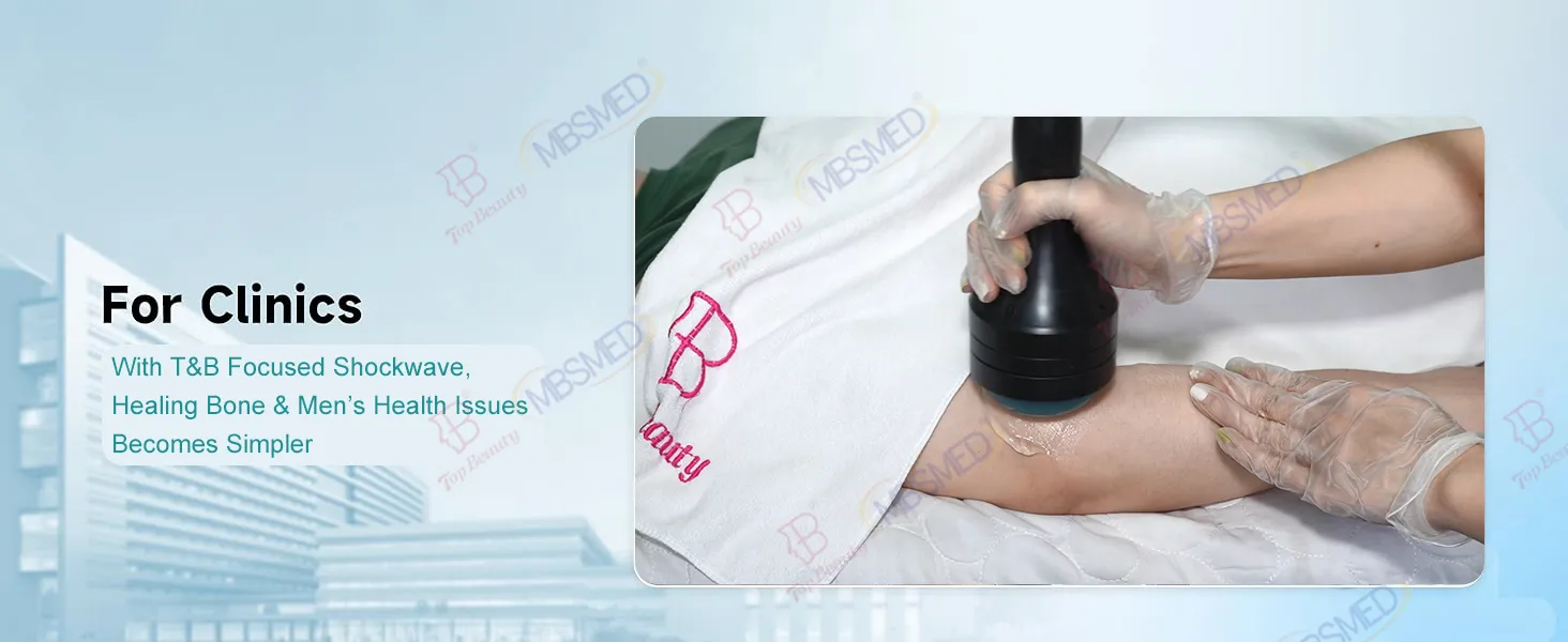 جهاز العلاج بالصدمات المحمولة للتركيز للعلاج الطبيعي السريري والمتحرك