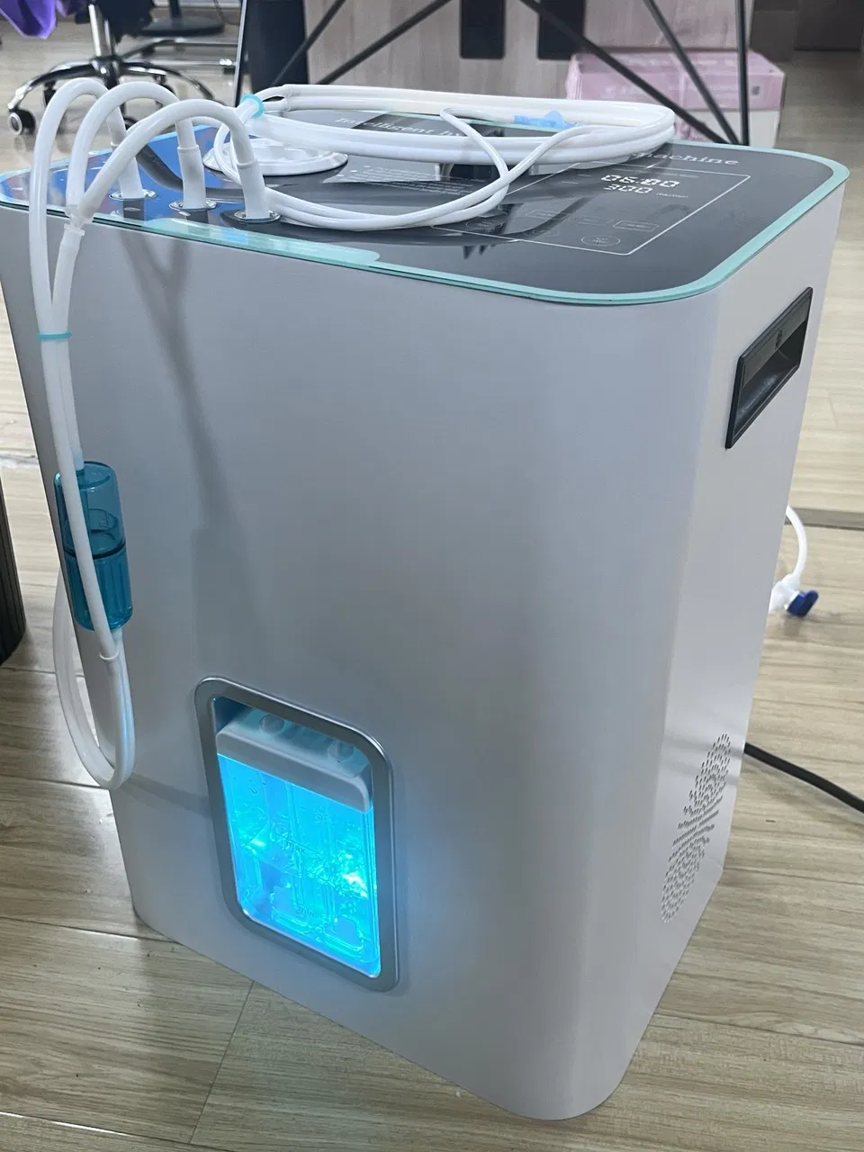 Rubri Hop900 900ml/Min Pem Hydrogen Oxygen Inhalation Machine 99.99% High Purity Touch Screen Auto Water Refill Small H2 Generator for Home Use