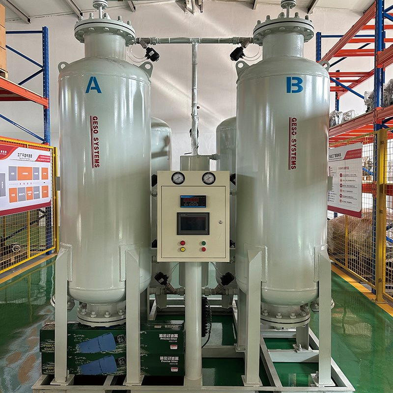 N2 مولد 97purity 3000nm3/H مولد إنتاج النيتروجين محتوى غير الأكسجين 97% ضغط الامتزاز عملية الامتزاز بالتأرجح