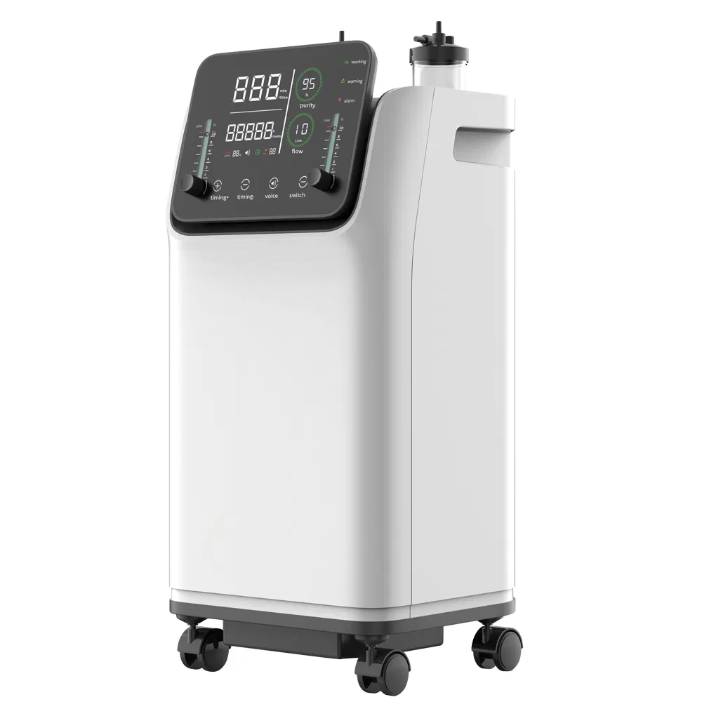 10L جهاز تركيز الأكسجين مع جهاز النيبوليزر وجهاز التحكم عن بُعد 95% النقاء 220V/110V 50Hz/60Hz