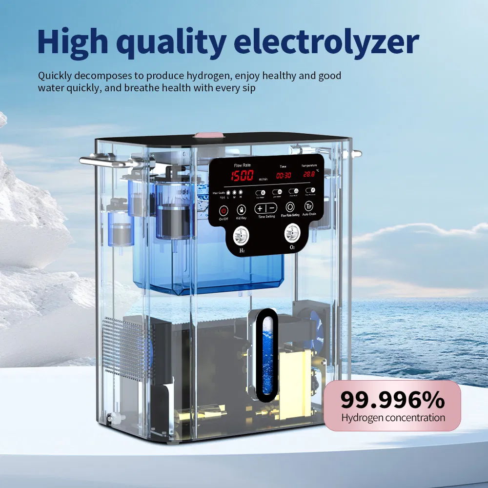 سويزكو 1500ml أجهزة استنشاق الهيدروجين والأكسجين لعلاج الأمراض الجلدية