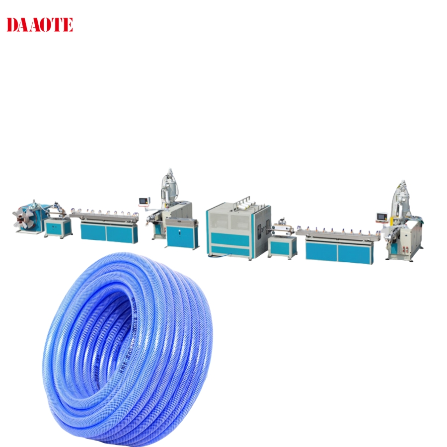 آلة إنتاج أنابيب خرطوم مركب من خيوط PVC عالية الضغط للأكسجين والأسيتيلين والغاز الطبيعي في صناعة اللحام