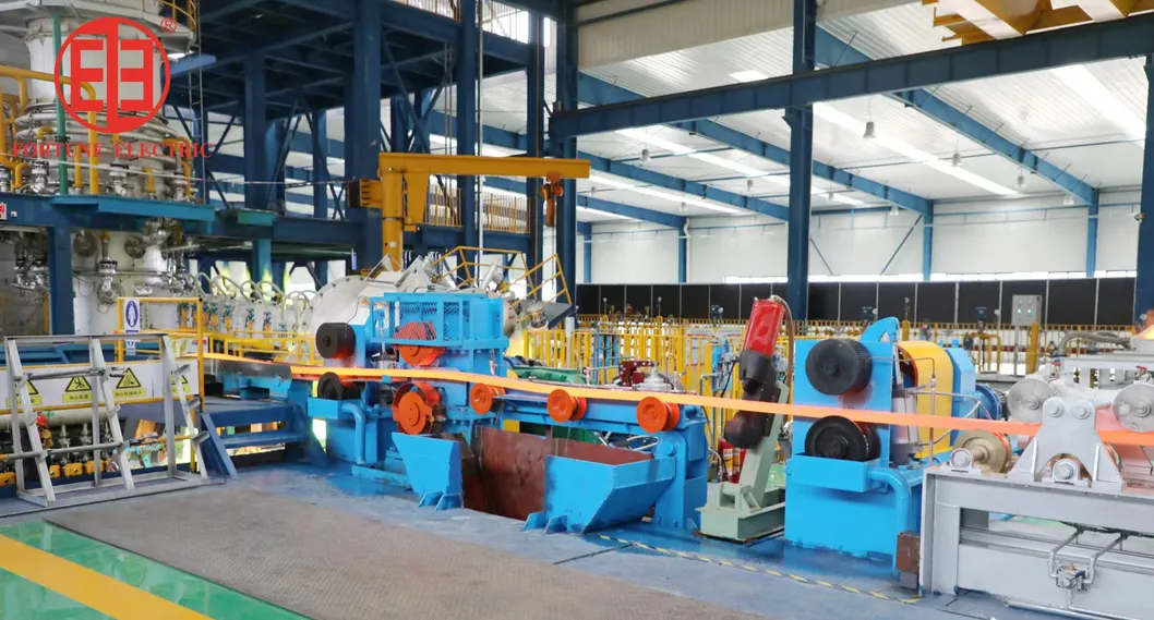 نظام إنتاج القضبان المؤتمت بالكامل بتقنية 2500kw الصب