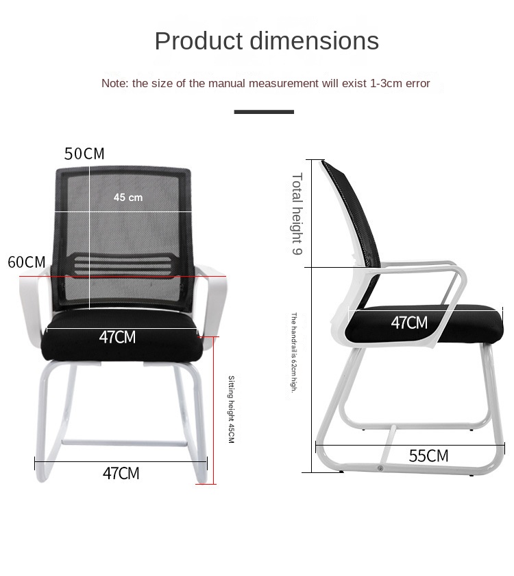 Modern Home Office Desk Chair Mesh Back Adjustable Height Customizable Back High Quality Wholesale