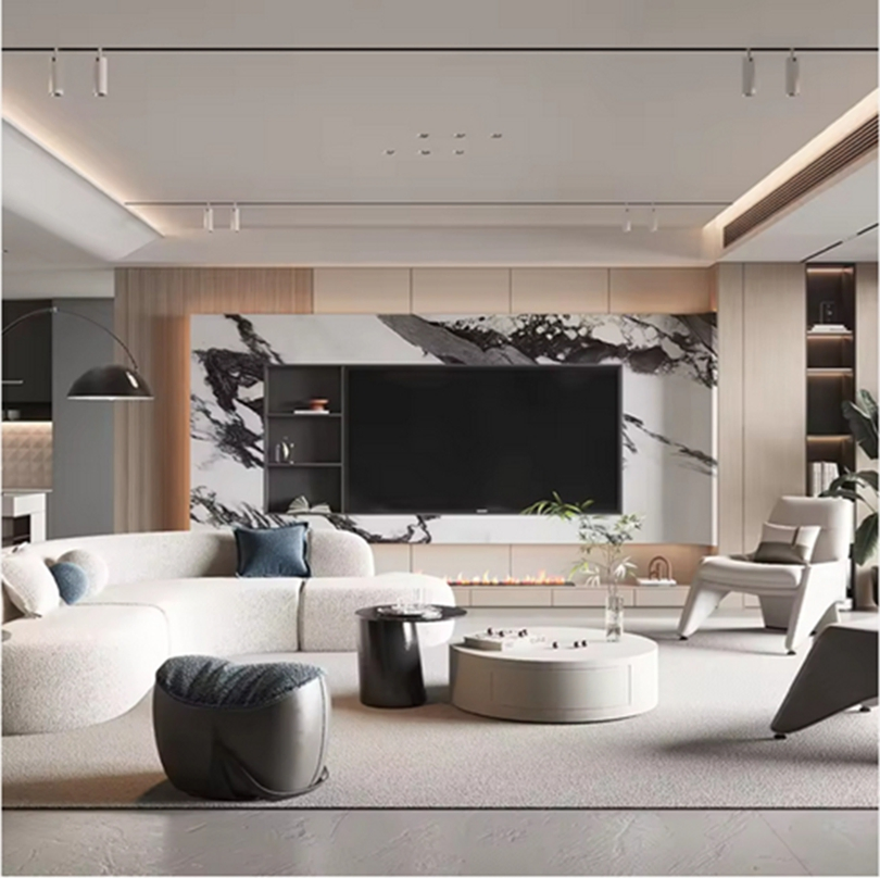 Modern Style Wholesale Modern Television Wall Wooden Luxury Media Console Living Room Furniture TV Stand TV Unit Cabinet