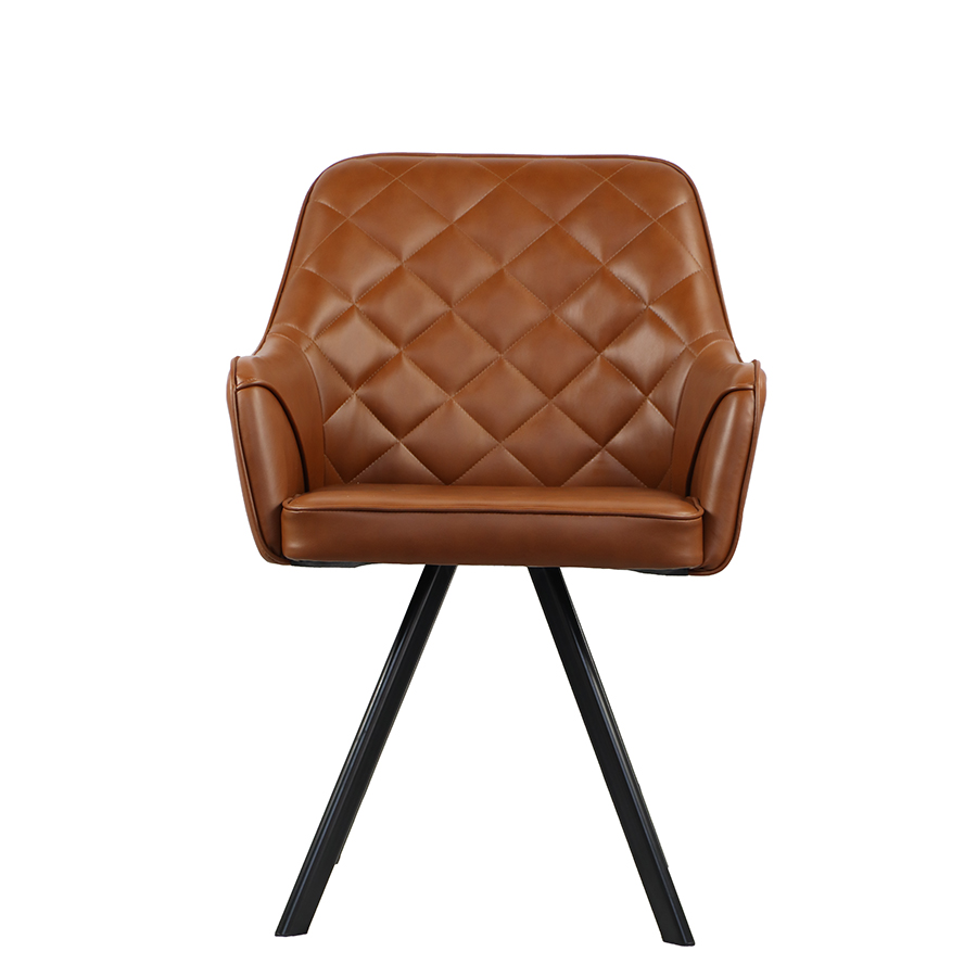 Modern PU Leather Reclining Accent Chair for Living Room and Bedroom Furniture Upholstered Reading Chair with High Backrest