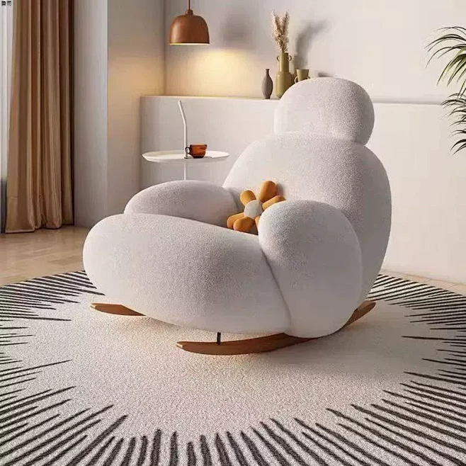 Modern Apartment &amp; Hotel Use Rocking Recliner Accent Armchairs Living Room Lounge Chair