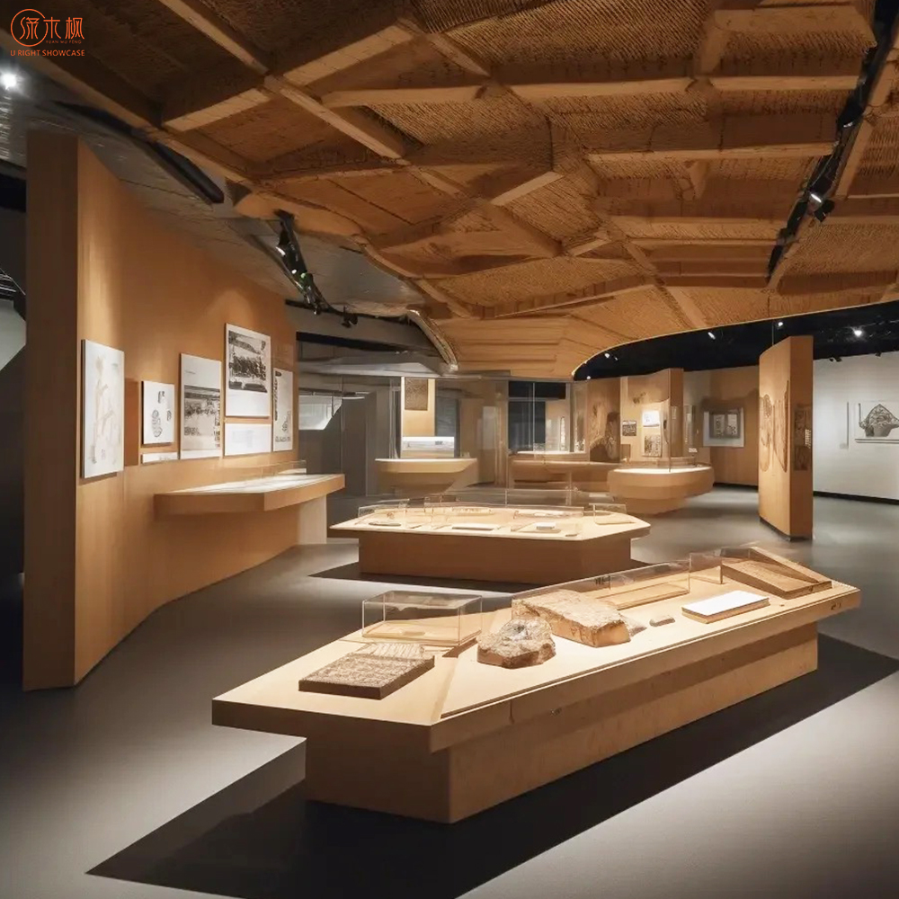 Wooden Museum Display Cases Custom Museum Display Stand Manufacturer Worldwide Supply