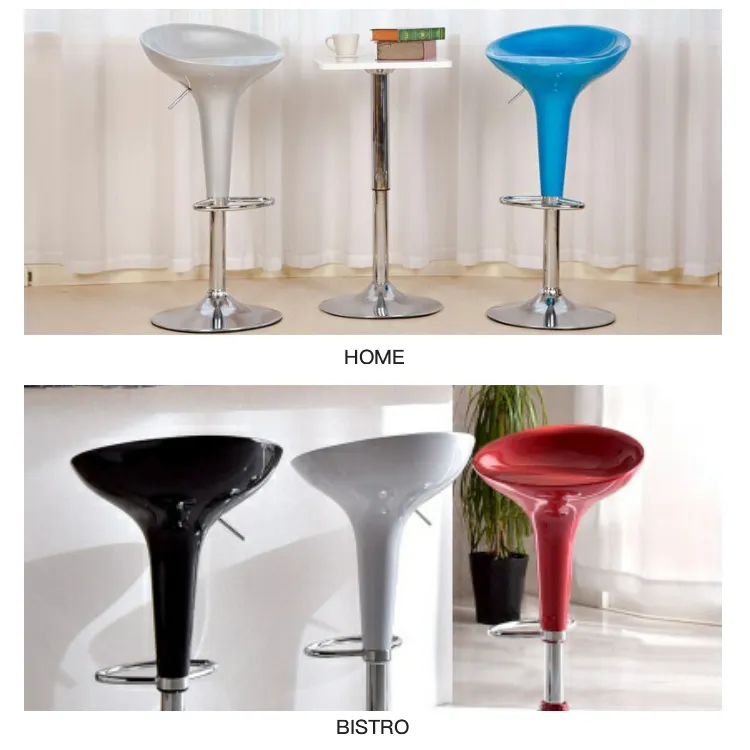 Cheap Adjustable Lifting Swivel ABS Plastic Kitchen Restaurant Counter Bar Stools for Sale Application