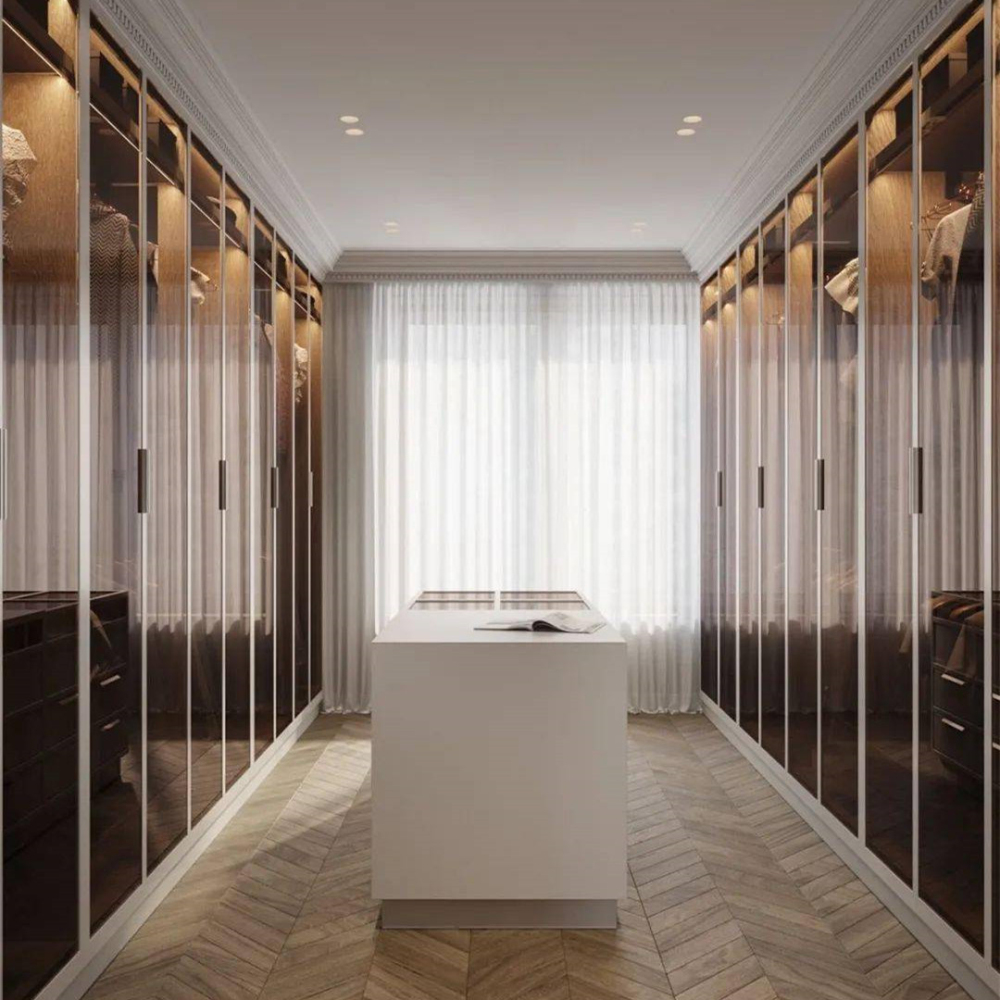 Latest Bedroom Furniture Designs Clothes Closet with Accessories Wardrobe Collection 3D Interior Design Villa