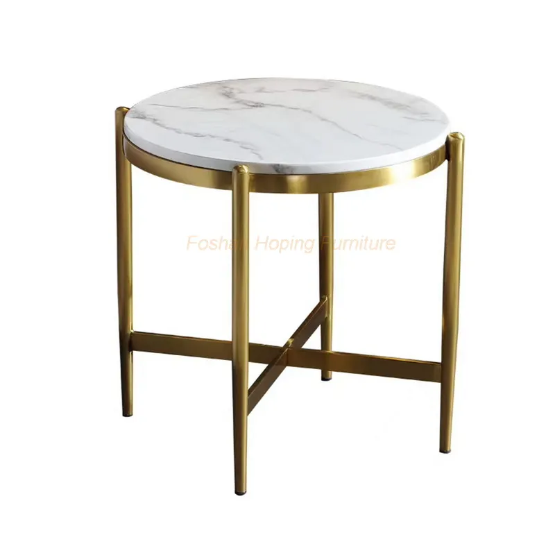 Stainless Steel Metal Living Room Nesting Coffee Table