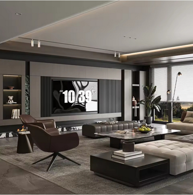Modern Style Wholesale Modern Television Wall Wooden Luxury Media Console Living Room Furniture TV Stand TV Unit Cabinet