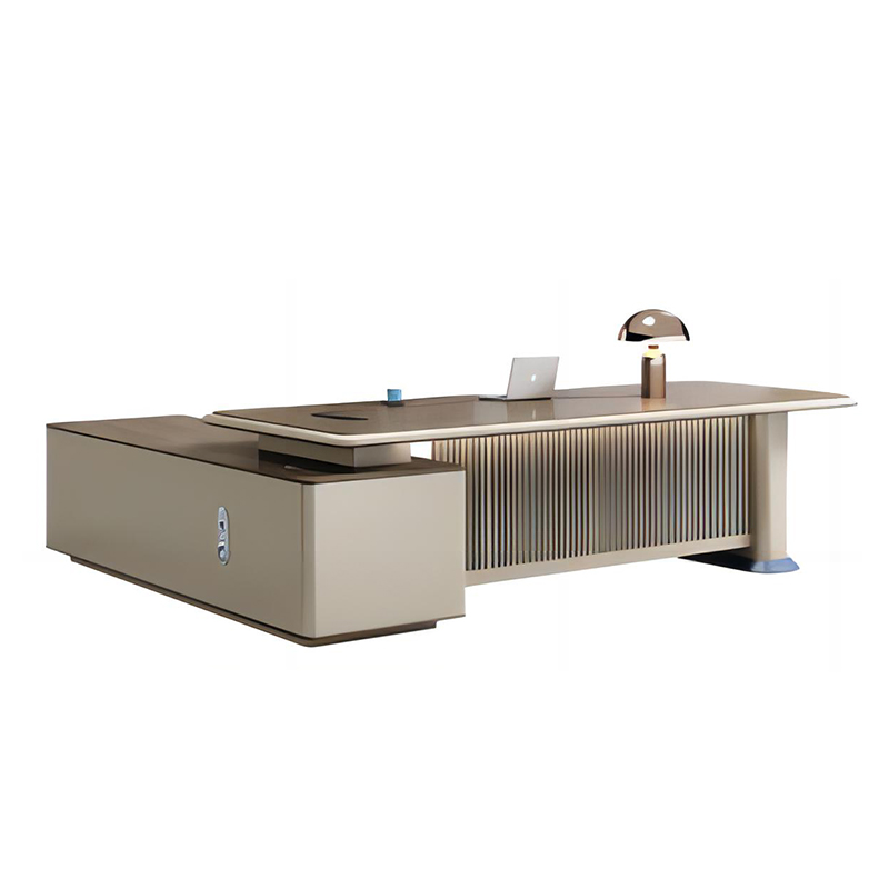 Luxury Modern Furniture Home Computer Desk Modern Boss Class Office Table L Shaped Executive Office CEO Office Desk for Sale