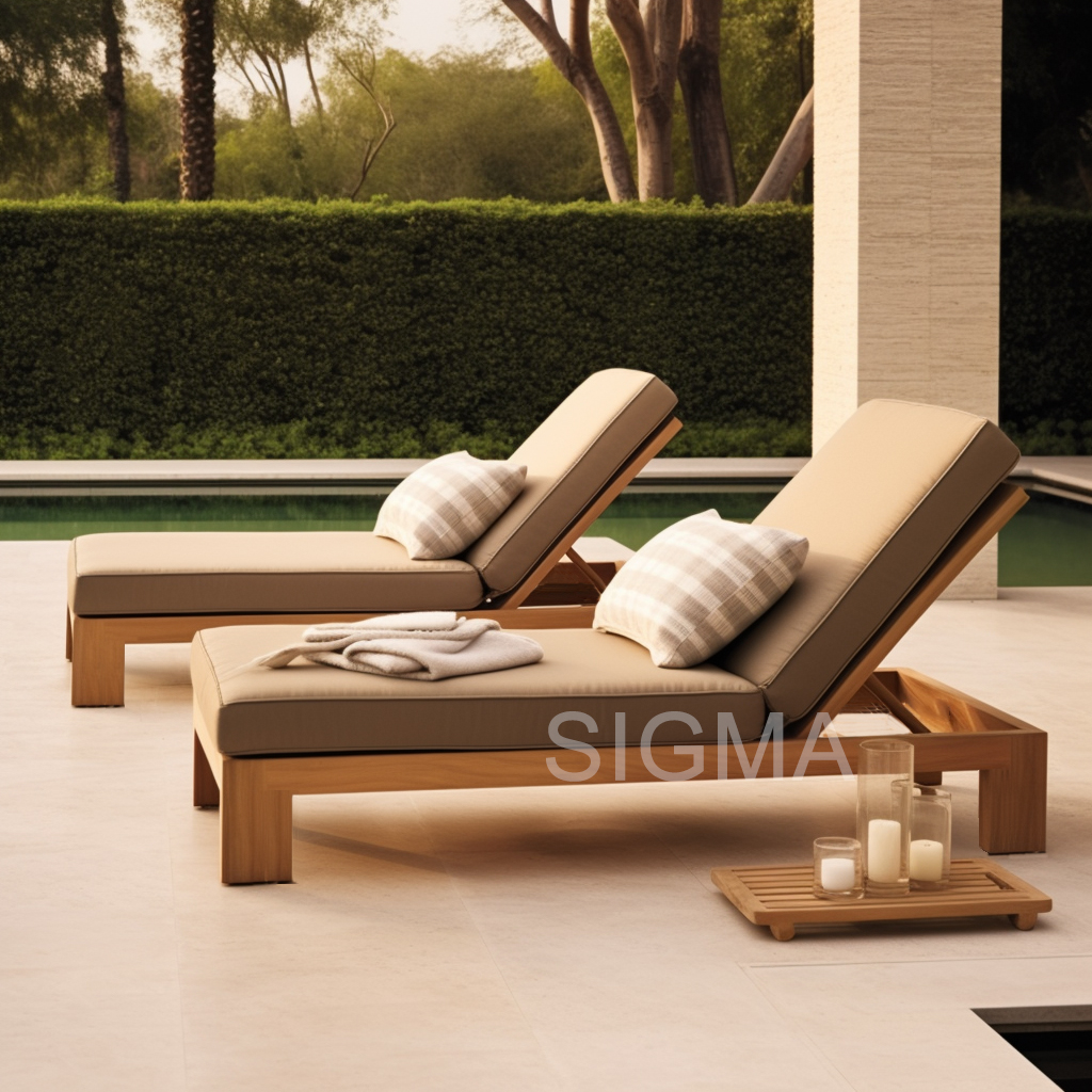 Teak Outdoor Sofa Set Detail 3