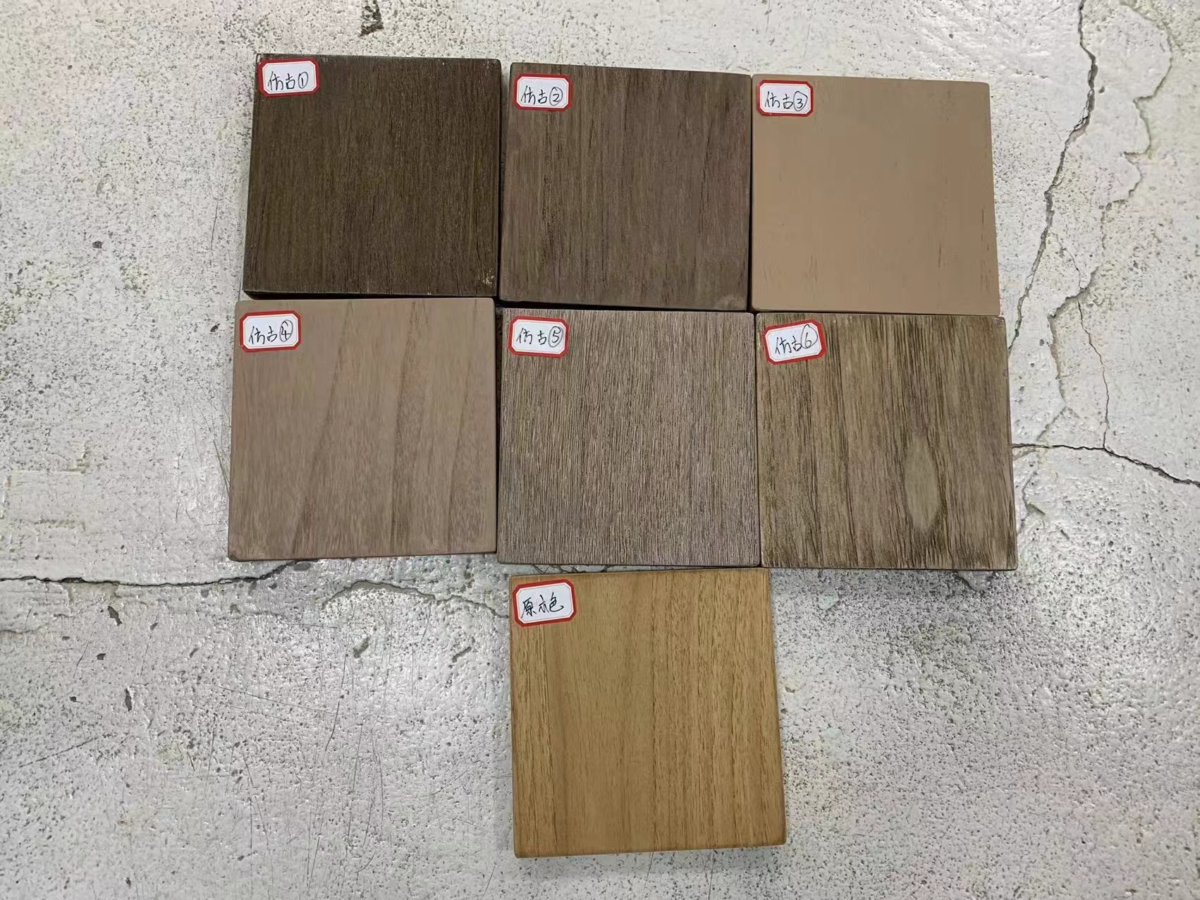 Teak Wood Material Detail 1