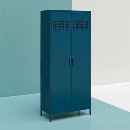Powder coated metal almirah with modern style perfect storage options and premium construction for daily needs