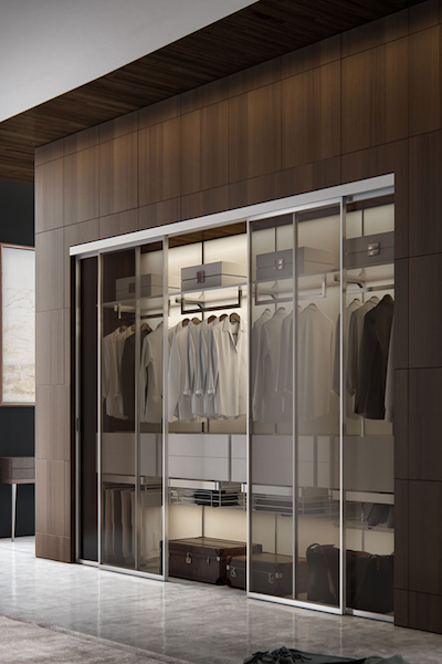 Nordic Light Luxury Wardrobe Wood Wardrobe Open Wardrobes with Lights Drawers Accessories Contemporary Living Room Furniture