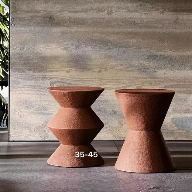 Indoor Waterproof Anti-Corrosion FRP Stone Look Irregular Coffee Table