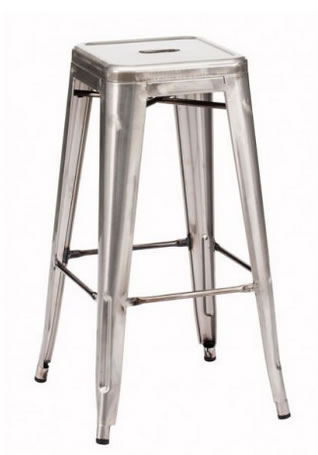Wholesale Cheap Vintage Industrial Furniture Kitchen Counter Stackable Metal Tolix Bar Stool Tolix Stool for Sale