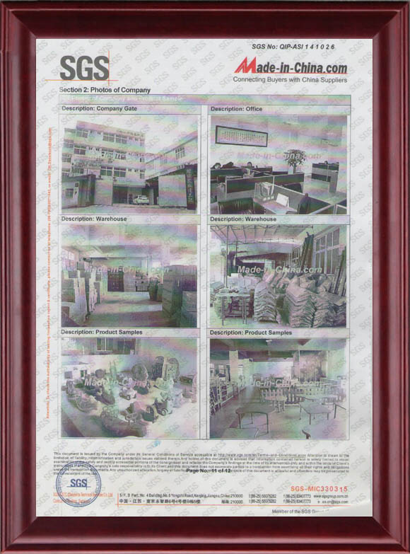 Quality Standard Certification Certificate 1