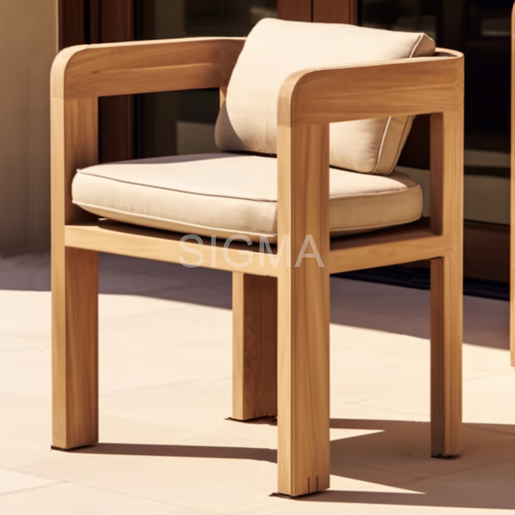 Teak Outdoor Sofa Set Detail 8