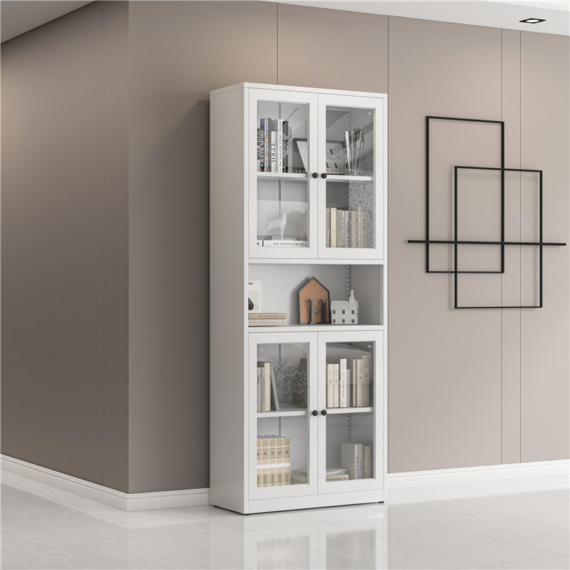 LAKSHYO Modern Home Furniture Wrought Metal Bookshelf for Bedroom Home Bar Hotel Library Display Bookcase Shelf Bookcase Storage